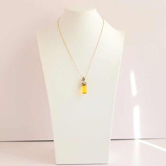 46195__85501.1724857150.386.  Baltic Lithuanian Amber and Garnet Necklace in 14k Gold Plated s925